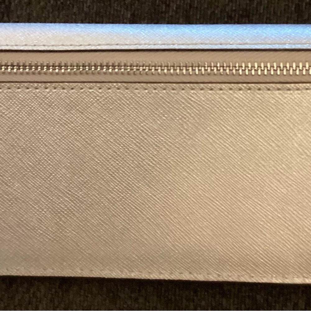 Michael Kors Metallic Silver Clutch - Picture 7 of 7